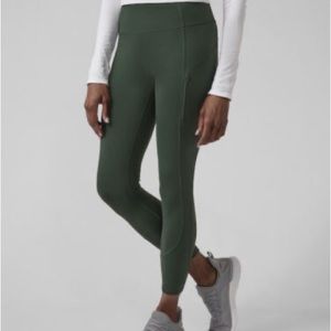 Athleta Rainier Tights | Seaweed Snack | S